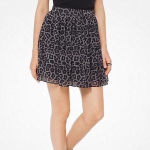 Michael Kors leopard print skirt